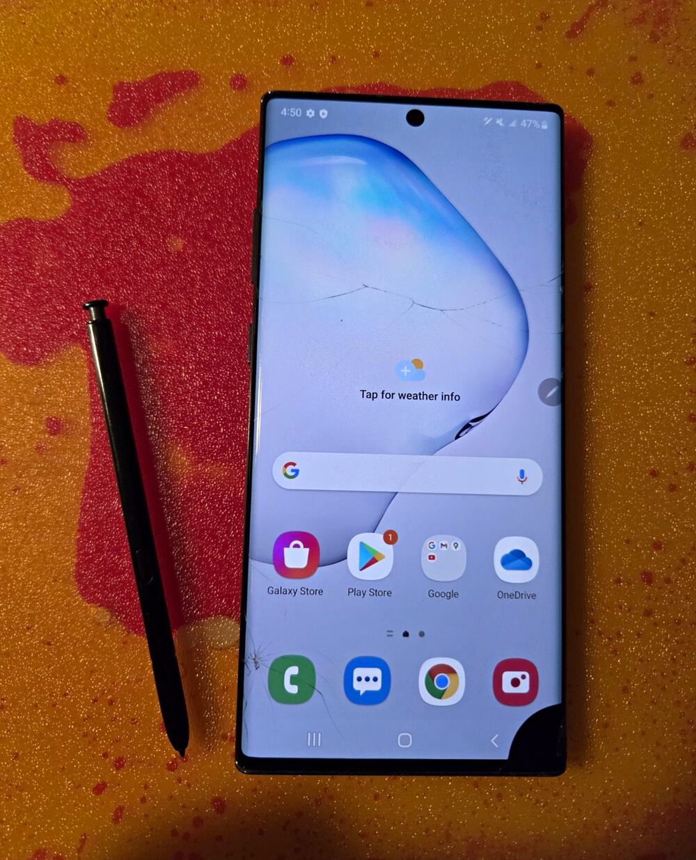 Samsung Galaxy Note10+ 256GB Cracked Screen/Back...READ DETAILS!!